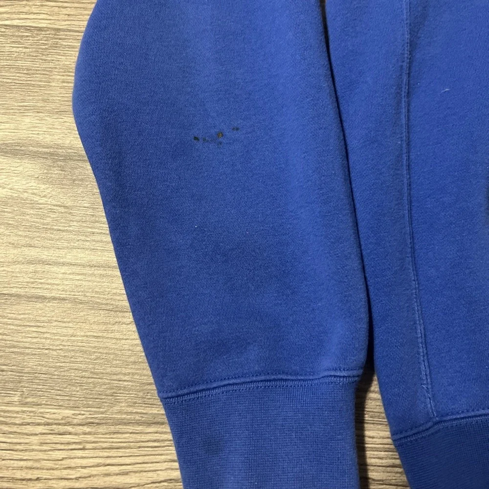 Vintage Nike Air Royal Blue Hooded Hoodie Sweatshirt Pullover Size Medium